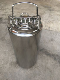 ビール貯蔵のステンレス鋼ゴム製ハンドルが付いている3ガロンの球ロックの小樽